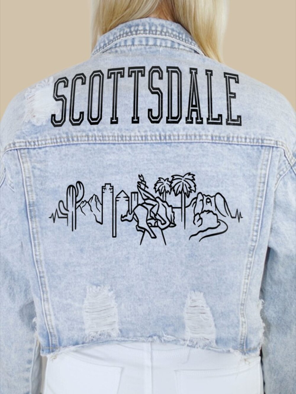 Scottsdale Skyline Denim Jacket
